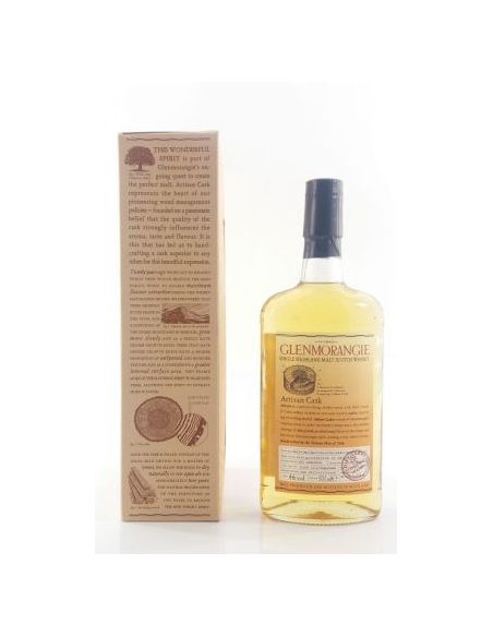 Botella whisky single malt GLENMORANGIE ARTISAN CASK 50 CL CON ESTUCHE