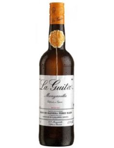 Botella vino Sanlucar de Barrameda PEREZ MARIN LA GUITA MANZANILLA