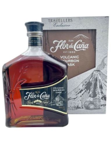 Botella ron Nicaragua FLOR DE CAÑA VOLCANIC BOURBON BARREL 1 L