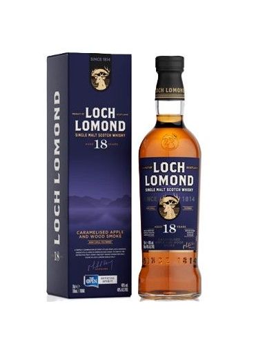 Whisky single malt loch lomond 18 yo