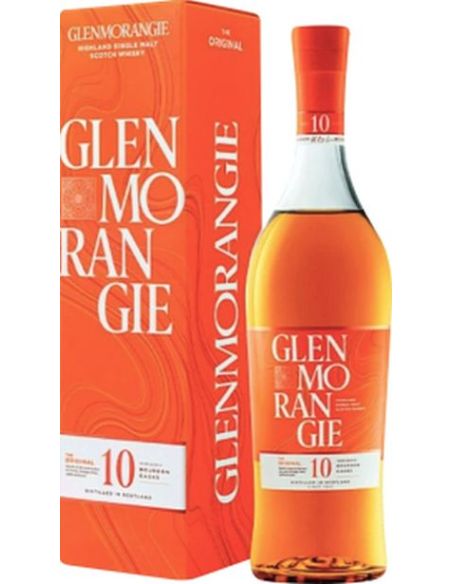 Botella whisky single malt GLENMORANGIE 10 YO THE ORIGINAL 1L