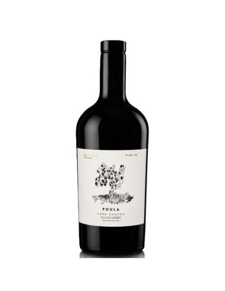 Botella vino del Bierzo POULA TINTO