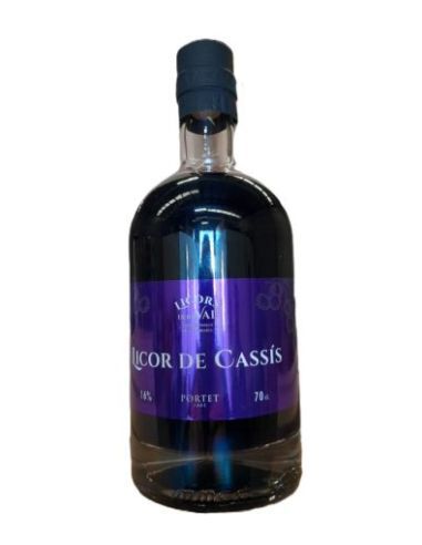 Botella LICOR DE CASSIS DERA VAL