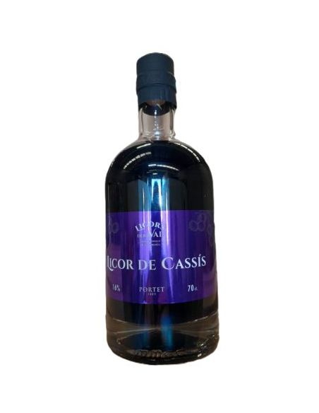 Botella LICOR DE CASSIS DERA VAL