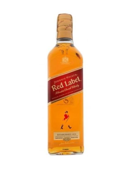 Botella whisky blended JOHNNIE WALKER RED LABEL
