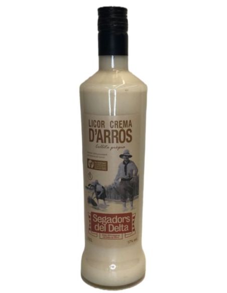 Licor crema crema de  arroz segadors del delta