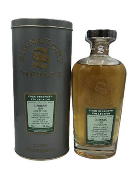 Whisky single malt glencraig sig cst col 1976 30yo