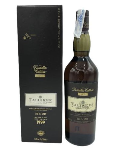 Botella whisky single malt TALISKER 1999 DISTILLERS EDITION