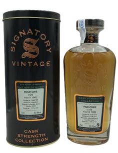 Botella whisky single malt MOSSTOWIE SIG CASK ST CST 1979 ESTUCHE METALICO