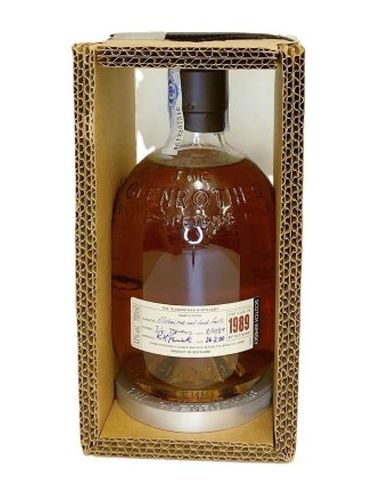 Botella whisky single malt GLENROTHES 1989