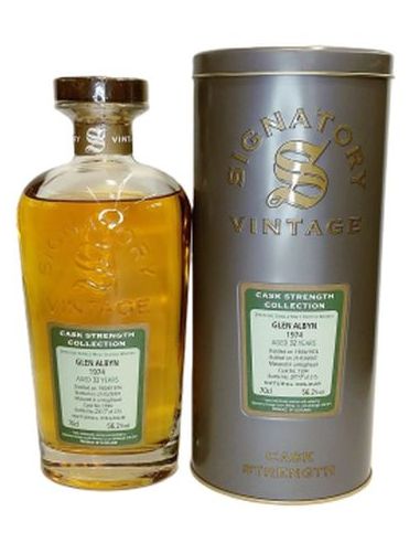 Botella whisky single malt GLEN ALBYN SIG CASK ST COL CST 1974