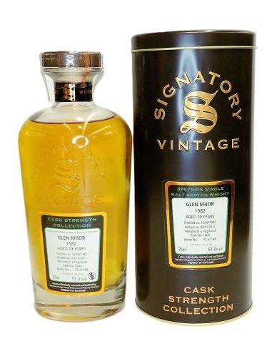 Whisky single malt glen mhor sig cask st col