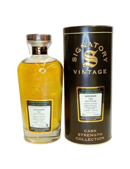 Whisky single malt glen mhor sig cask st col