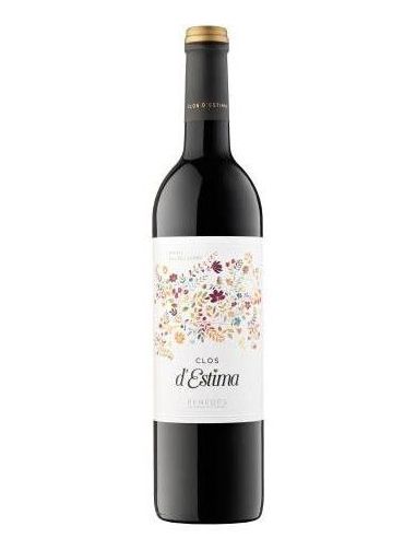 Botella vino DO Penedes CLOS D' ESTIMA TINTO