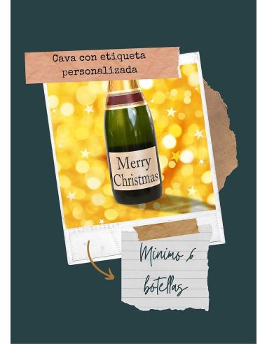 Cava cava personalized label