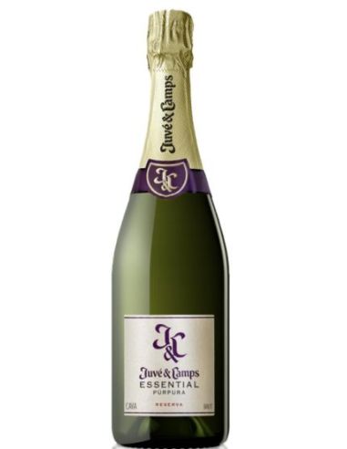 Botella Corpinnat  JUVE & CAMPS ESSENTIAL PURPURA RESERVA BRUT