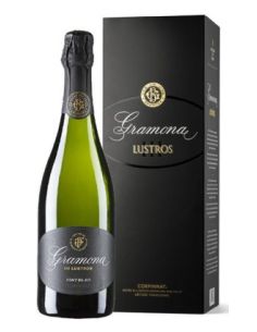 Botella corpinnat GRAMONA III LUSTROS BRUT NATURE CON ESTUCHE