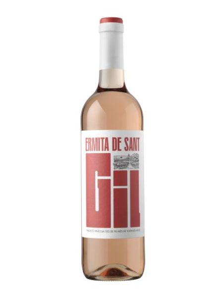 Botella vino DO Catalunya ERMITA DE SANT GIL ROSADO