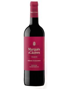 Botella vino Rioja MARQUES DE CACERES CRIANZA TINTO