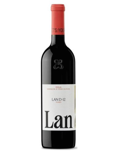 Botella vino Rioja LAN D 12 CRIANZA TINTO