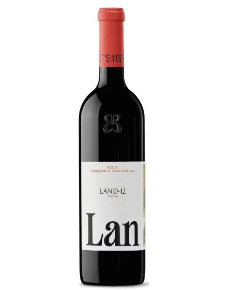 Botella vino Rioja LAN D 12 CRIANZA TINTO