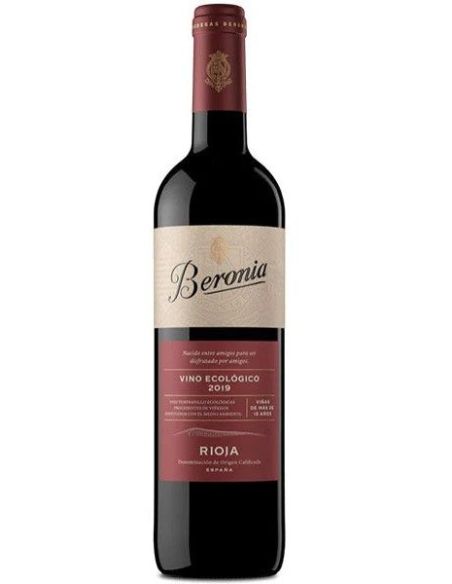 Botella vino Rioja BERONIA CRIANZA ECO. TINTO