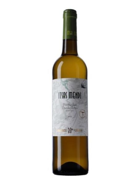 Vi de bizkaiko txakolina txakoli itsasmendi blanc