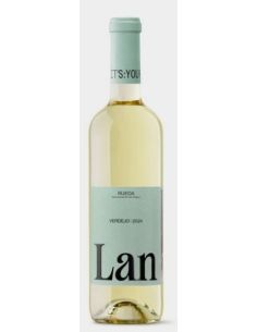 Botella vino Rueda LAN VERDEJO BLANCO