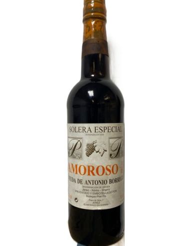 Botella generoso AMOROSO 15 YO  VDA. DE A. BORREGO