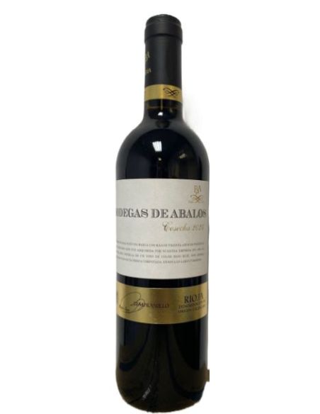 Botella vino de Rioja BODEGA DE ABALOS TINTO