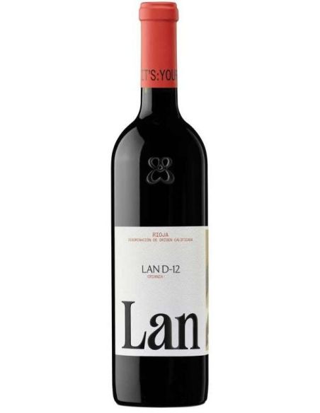 Botella vino Rioja LAN D 12 CRIANZA MAGNUM TINTO