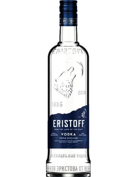 Botella vodka ERISTOFF 1 L