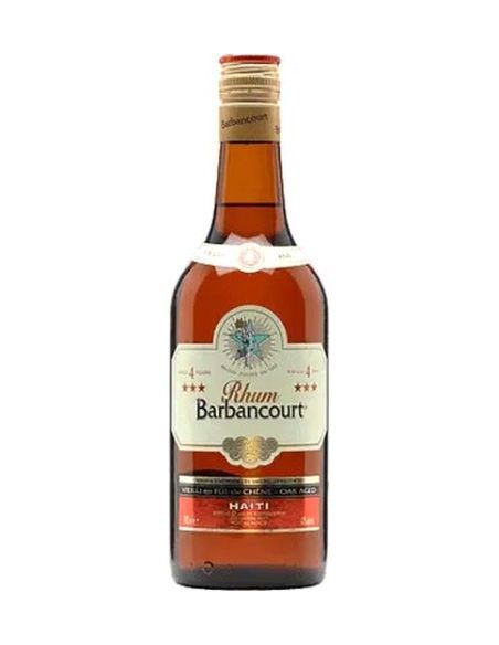 Botella ron BARBANCOURT 3 ESTRELLAS 4 AÑOS