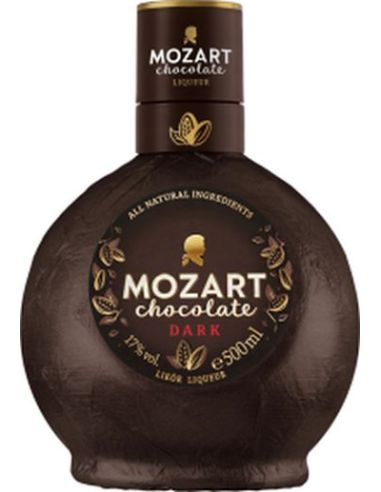 Botella licor de crema MOZART DARK LICOR DE XOCOLATA
