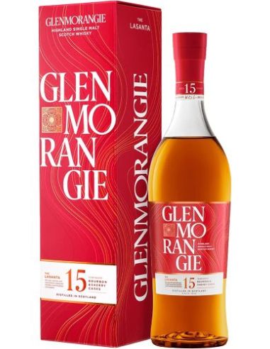 Whisky single malt glenmorangie 12 yo lasanta