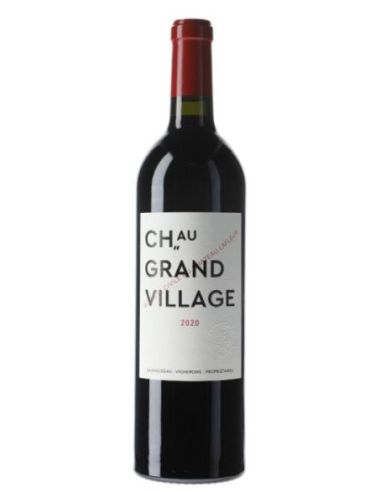 Botella vino Francia CHATEAU GRAND VILLAGE BORDEAUX SUPERIEUR TINTO
