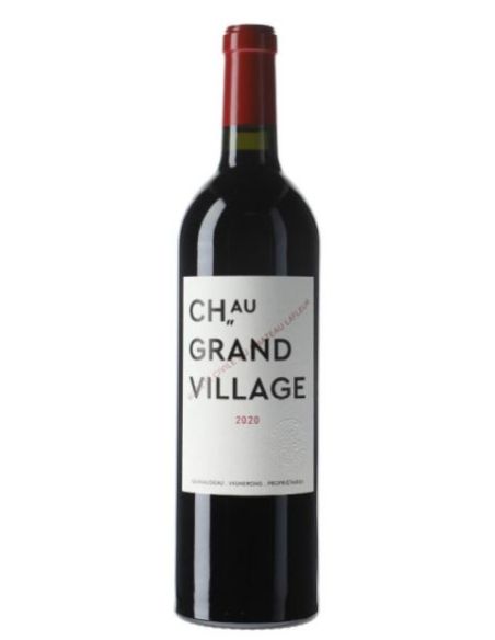 Botella vino Francia CHATEAU GRAND VILLAGE BORDEAUX SUPERIEUR TINTO