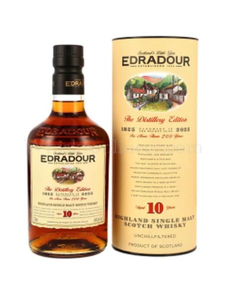Single malt whisky Edradour 10 yo