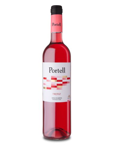 Vino de conca de barberà portell rosado joven