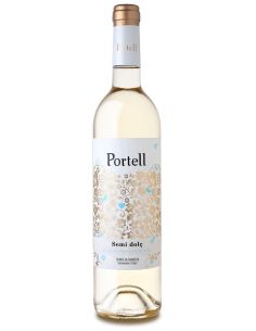 Vino de conca de barberà portell semi dulce blanco