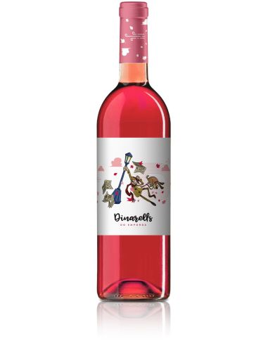 Vi de l'empordà dinarells rosat
