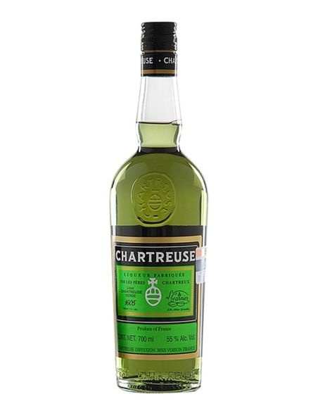 Chartreuse green herbal liqueur 55% vol