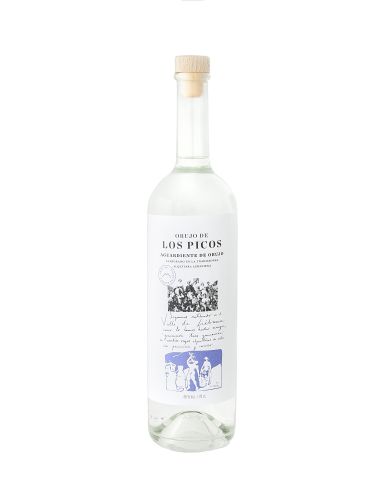 Botella aguardiente de orujo LOS PICOS