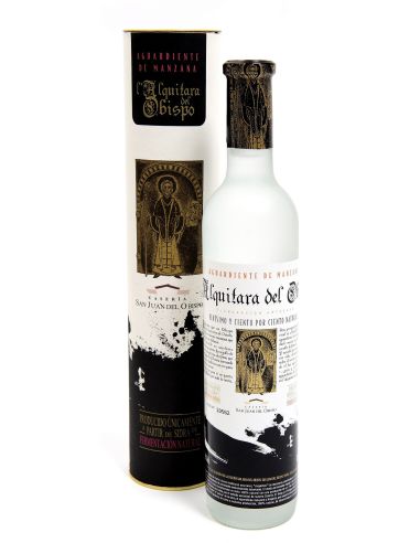 Botella aguardiente de manzana ALQUITARA DEL OBISPO
